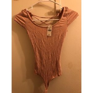 Wetseal pink bodysuit